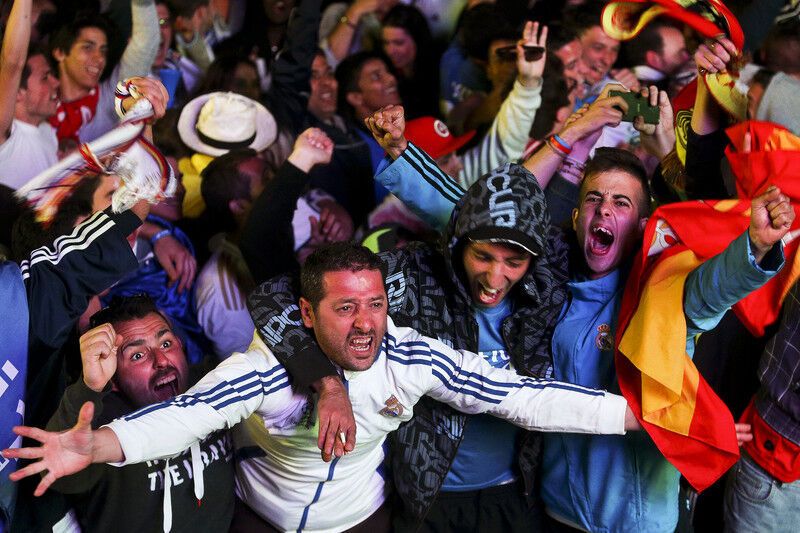 Как в Мадриде праздновали победу "Реала" в Лиге чемпионов