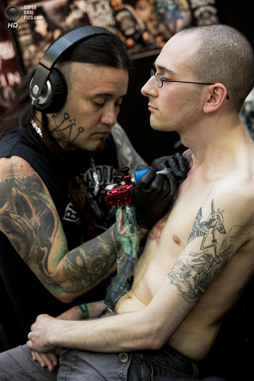 Выставка The Great British Tattoo Show в Лондоне