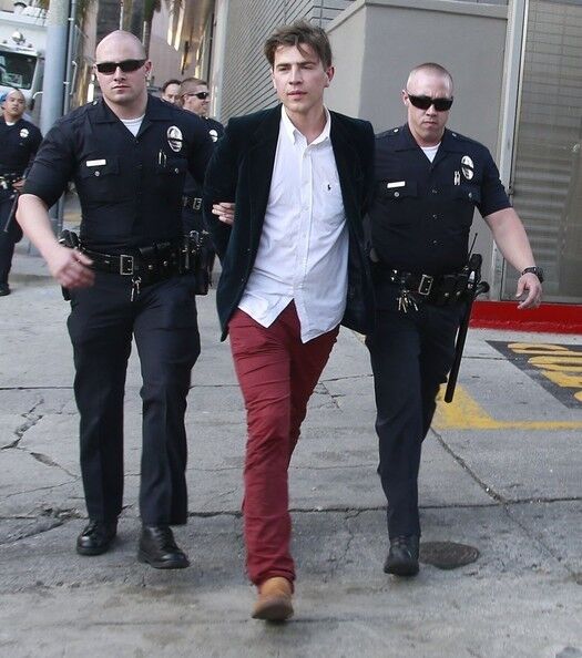 Задержание украинского журналиста, напавшего на Брэда Питта. Много фото