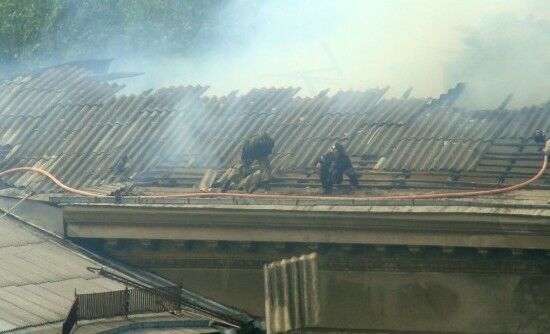 В Одессе произошел пожар в здании административного суда