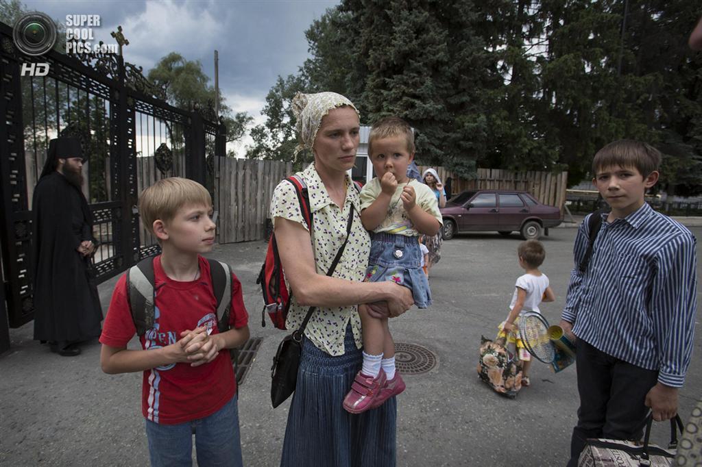 Жители Славянска покидают город