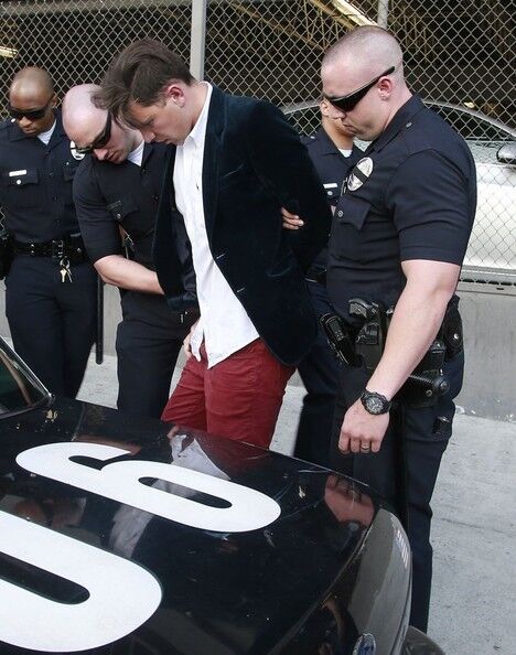 Задержание украинского журналиста, напавшего на Брэда Питта. Много фото