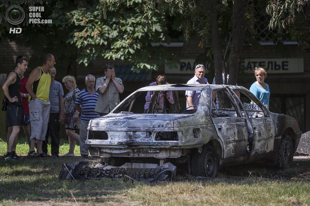 Жителі Слов'янська залишають місто