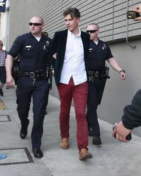 Задержание украинского журналиста, напавшего на Брэда Питта. Много фото