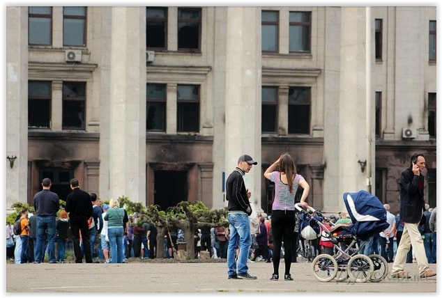 Одесские сепаратисты прорывались в Дом профсоюзов "посмотреть на современную "Катынь"
