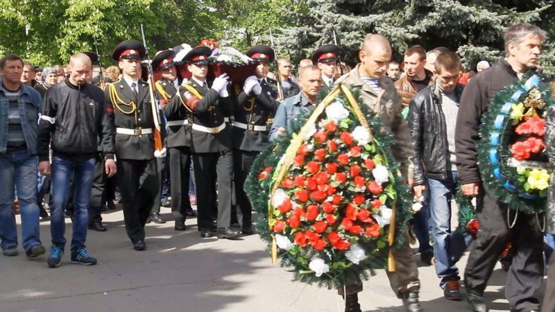 На Житомирщині поховали десантника, убитого терористами в Слов'янську