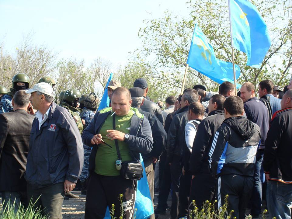 Учасник мітингу на захист Джемілєва: за нього ми всіх порвемо