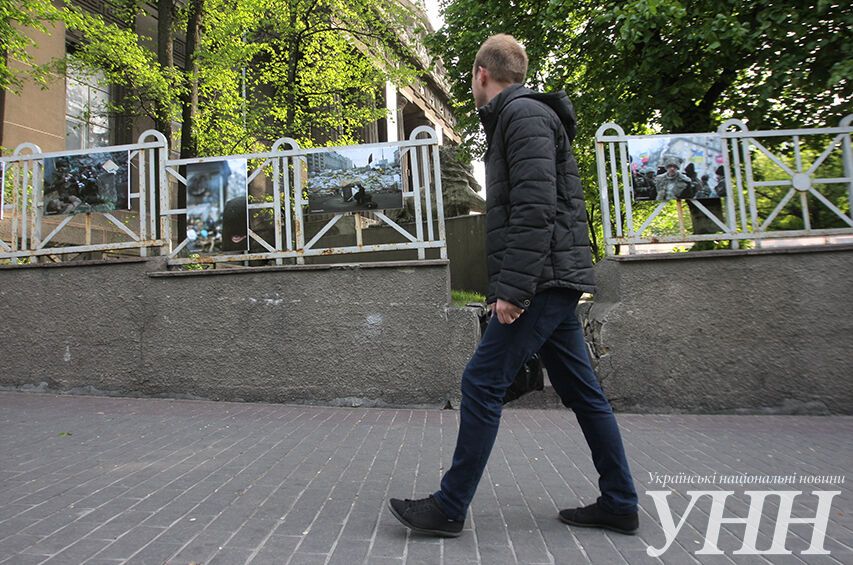 У Києві стартувала виставка французького фоторепортера, присвячена Майдану