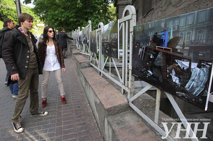 В Киеве стартовала выставка французского фоторепортера, посвященная Майдану