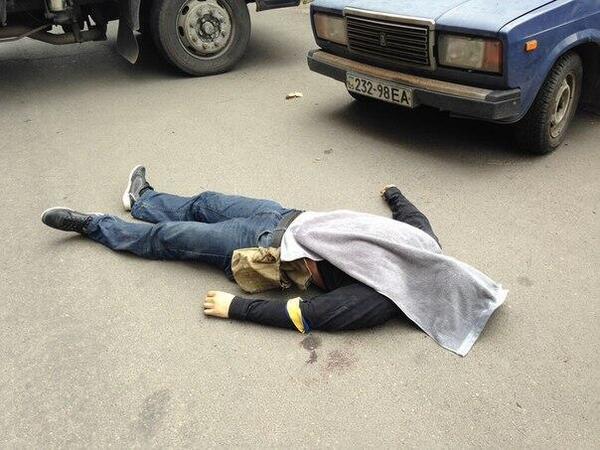 У Маріуполі в ході АТО є вбиті і поранені. Пряма трансляція