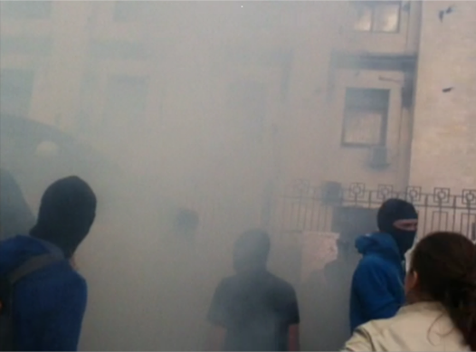 Беспорядки у посольства РФ в Киеве прекратились