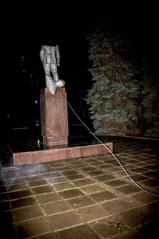 Три Леніна "упало" на Херсонщині
