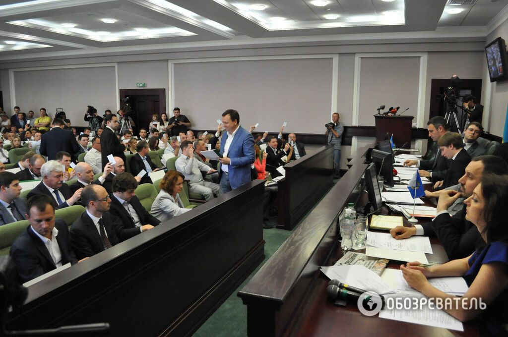 Заседание Киевсовета в обладминистрации