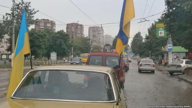 В Мариуполе впервые после освобождения прошел пробег Автомайдана