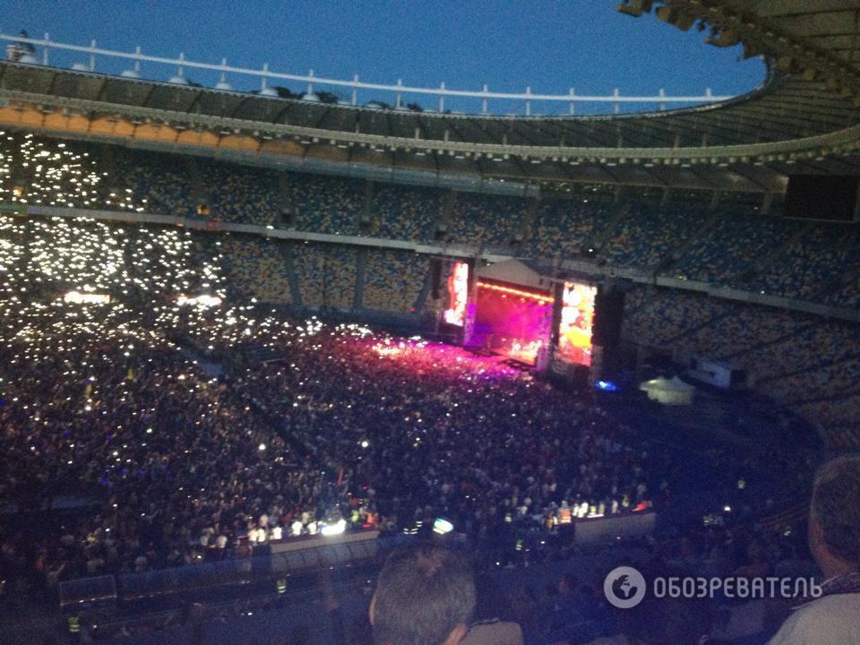 Концерт "Океана Эльзы" в Киеве стал самым массовым в истории Украины