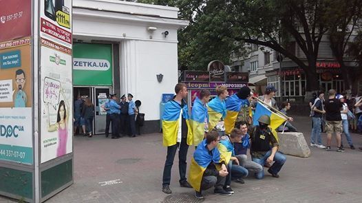 Націоналісти завадили провести хресний хід сепаратистів у Лаври