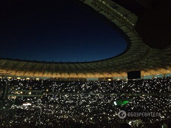 Концерт "Океана Эльзы" в Киеве стал самым массовым в истории Украины