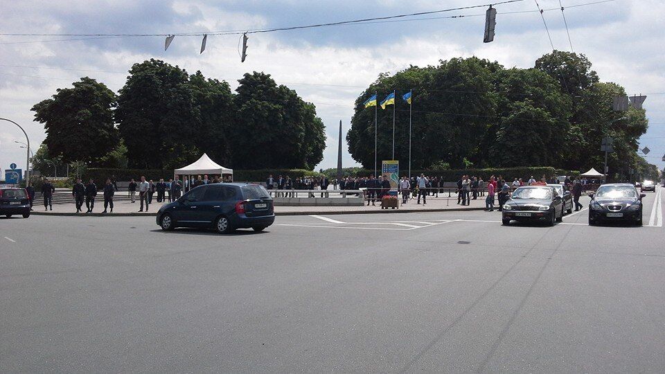 Націоналісти завадили провести хресний хід сепаратистів у Лаври