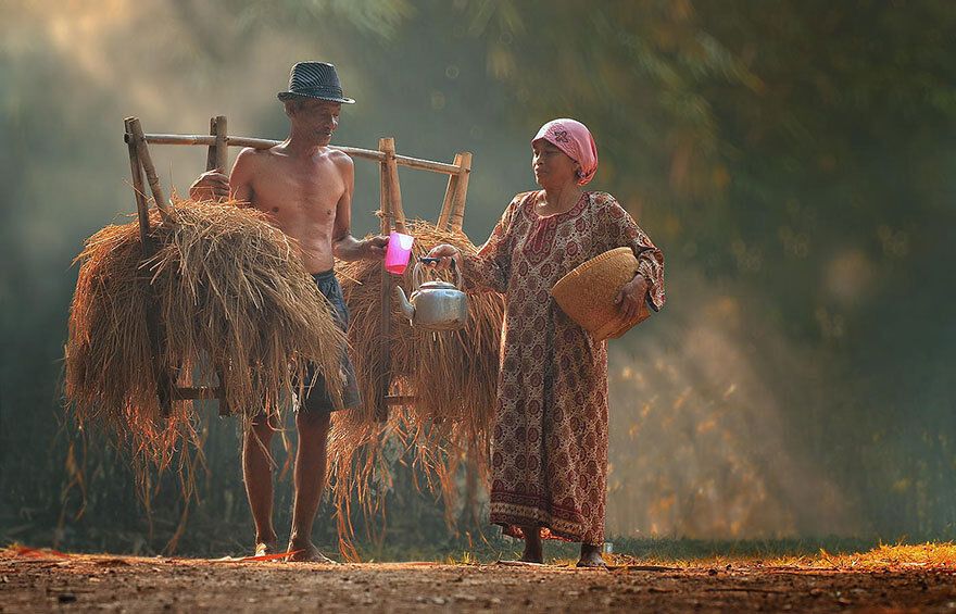 "Обычные" будни типичной деревни в Индонезии