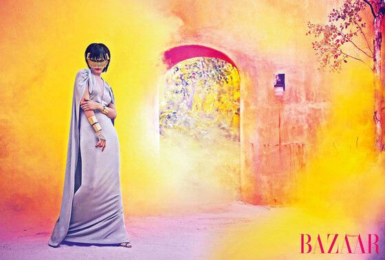 Рианна: необычный образ для арабского глянца Harper's Bazaar Arabia