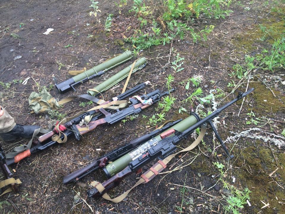 Украинские десантники отбили у террористов ценное оружие