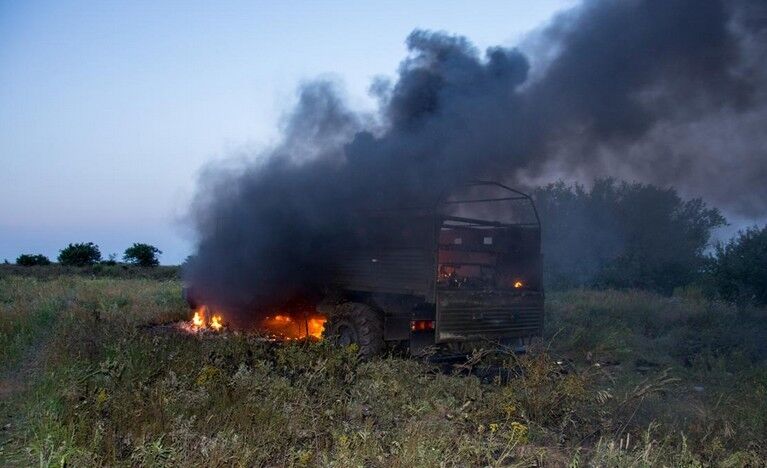 З'явилися фото і відео пункту пропуску "Маринівка" після тривалого бою