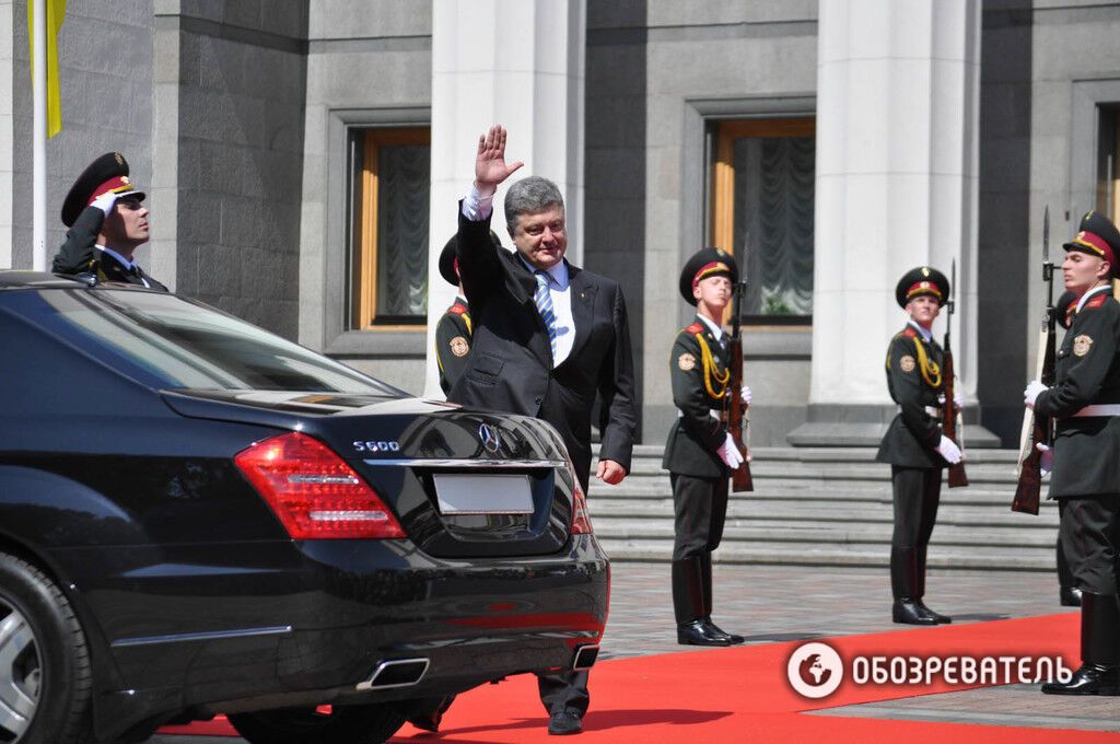 Як проходила інавгурація Порошенко. Фоторепортаж