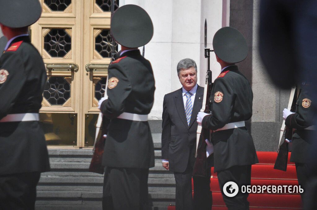 Как проходила инаугурация Порошенко. Фоторепортаж