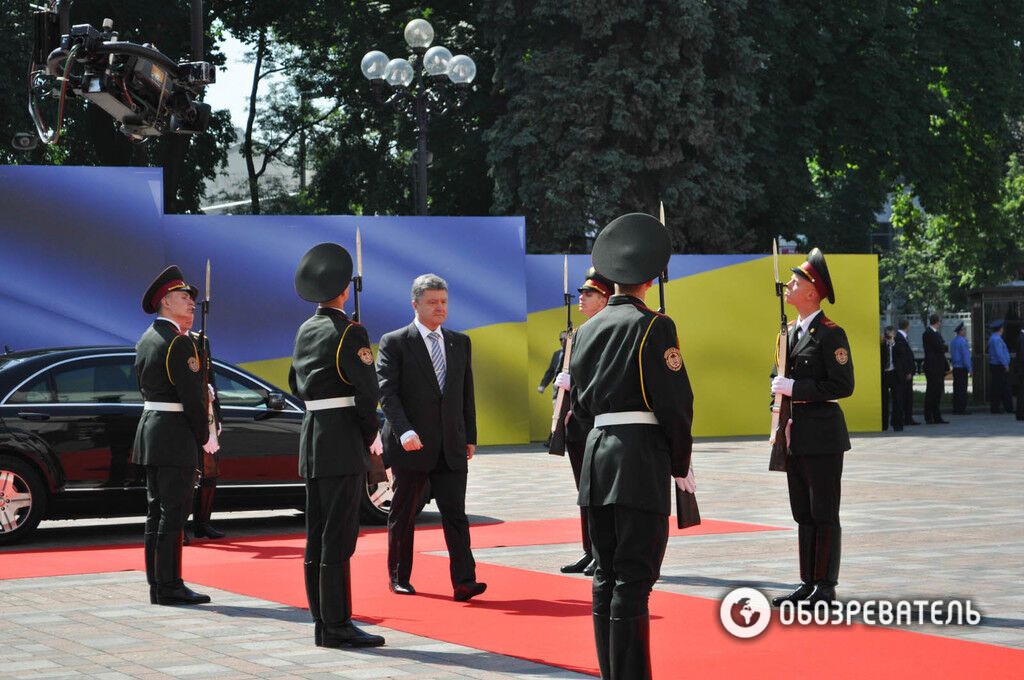 Як проходила інавгурація Порошенко. Фоторепортаж