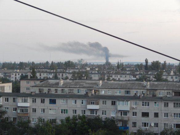 Жилые кварталы Северодонецка попали под артобстрел