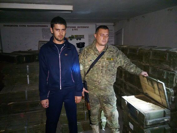 В Славянске обнаружили склад с российскими боеприпасами