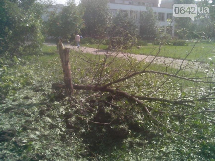 Луганчанин виклав фотографії з наслідками обстрілу житлового кварталу