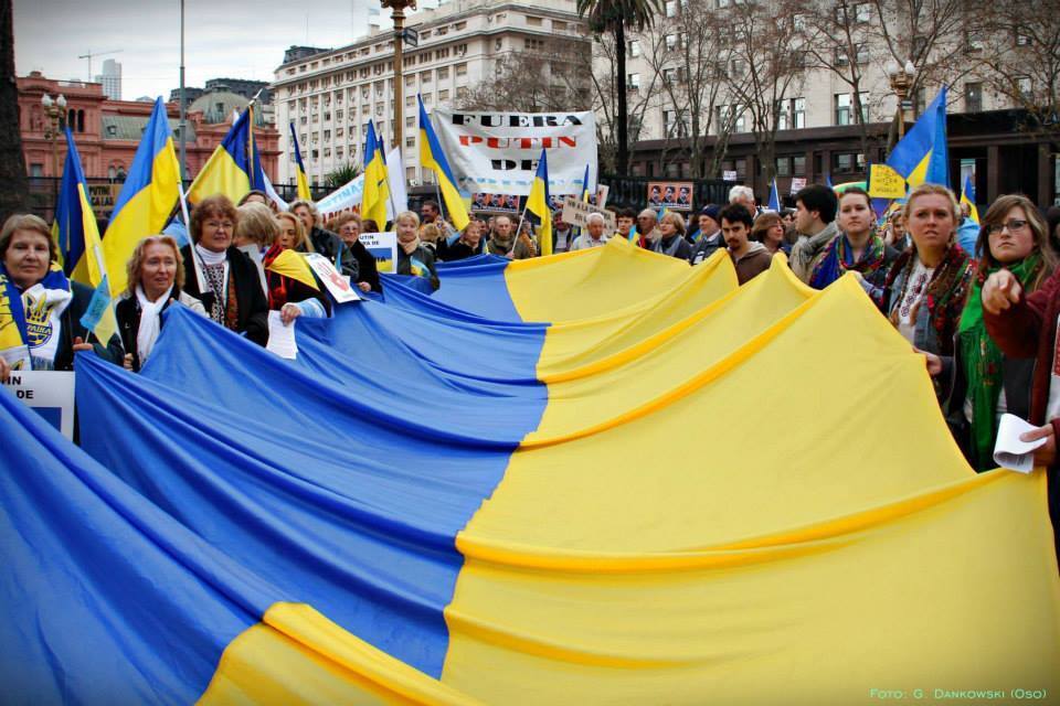 В Аргентине протестовали против агрессии Путина в Украине
