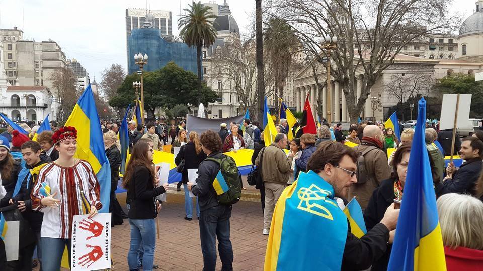 В Аргентині протестували проти агресії Путіна в Україну