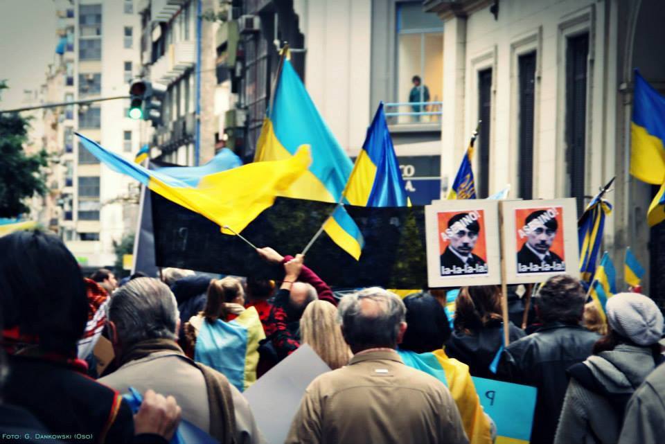 В Аргентине протестовали против агрессии Путина в Украине