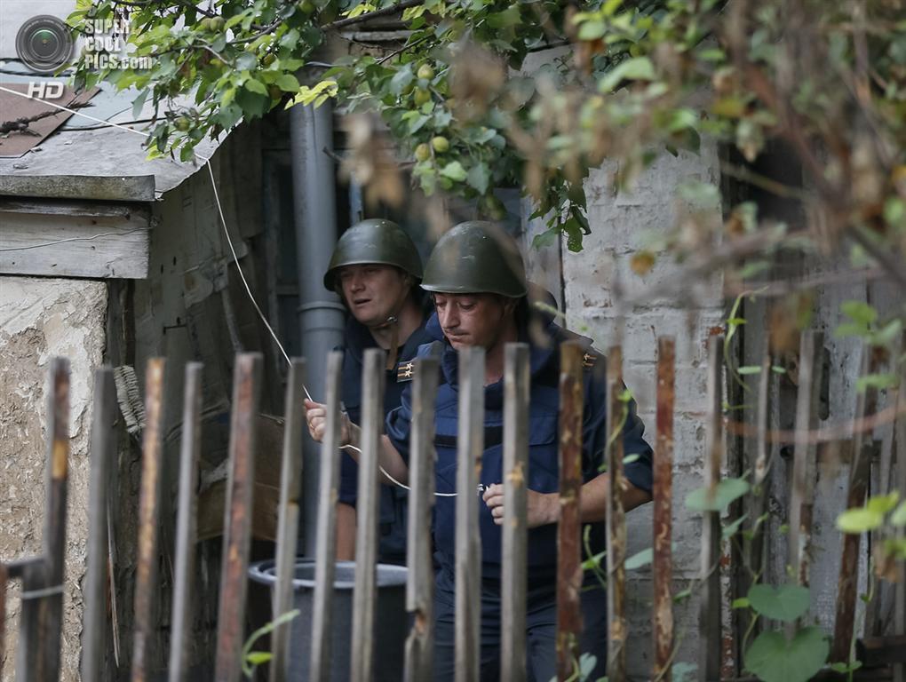 Наслідки бойових дій в Семенівці