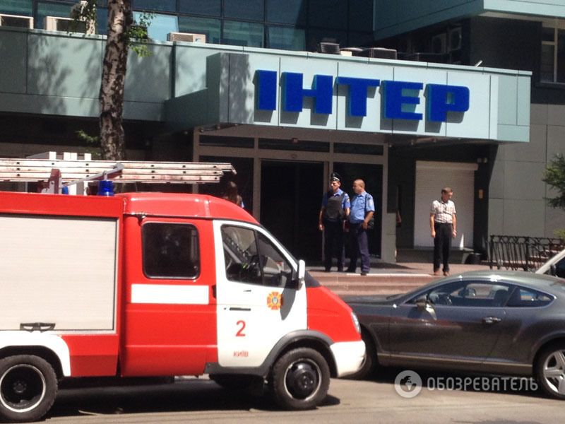 В Киеве неизвестный сообщил о минировании телеканала "Интер"