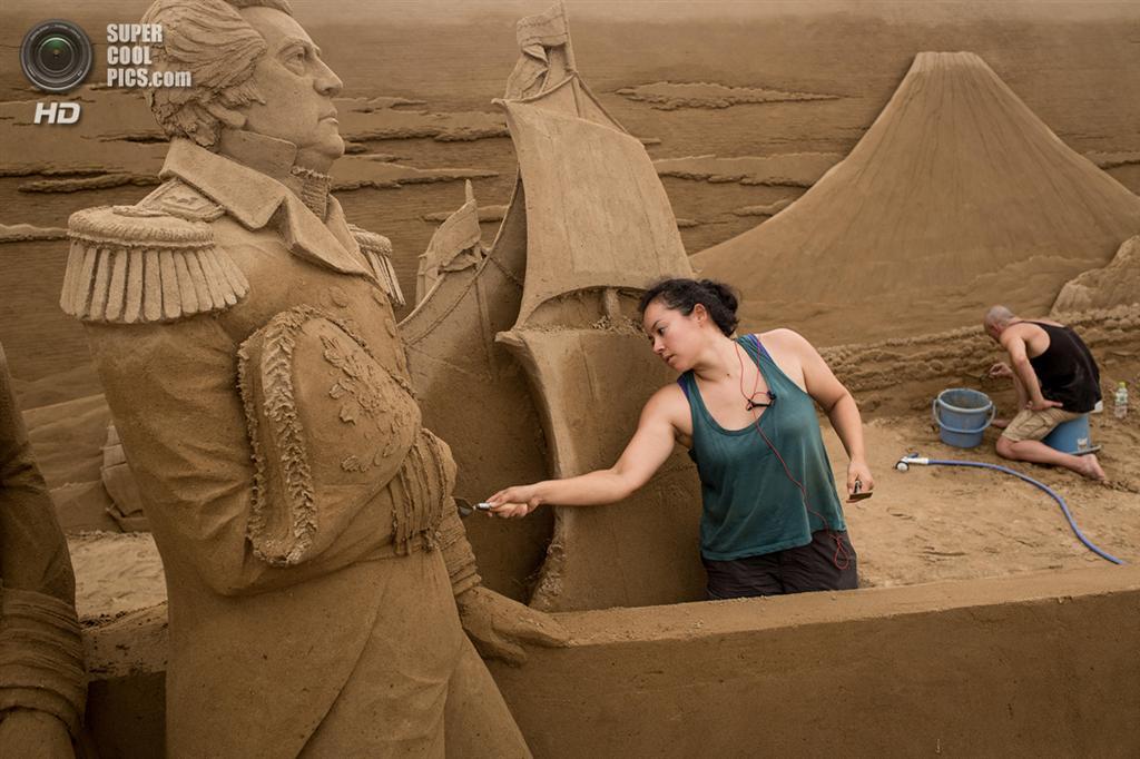 Піщане мистецтво. Виставка в Йокогамі