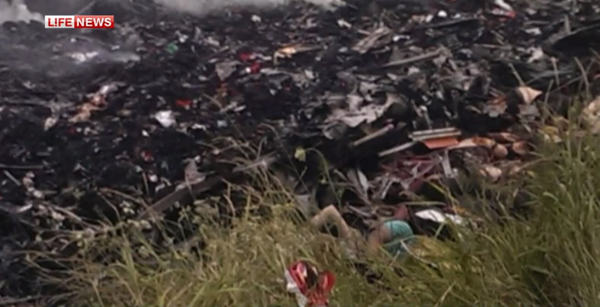 Появились первые фото сбитого Boeing-777