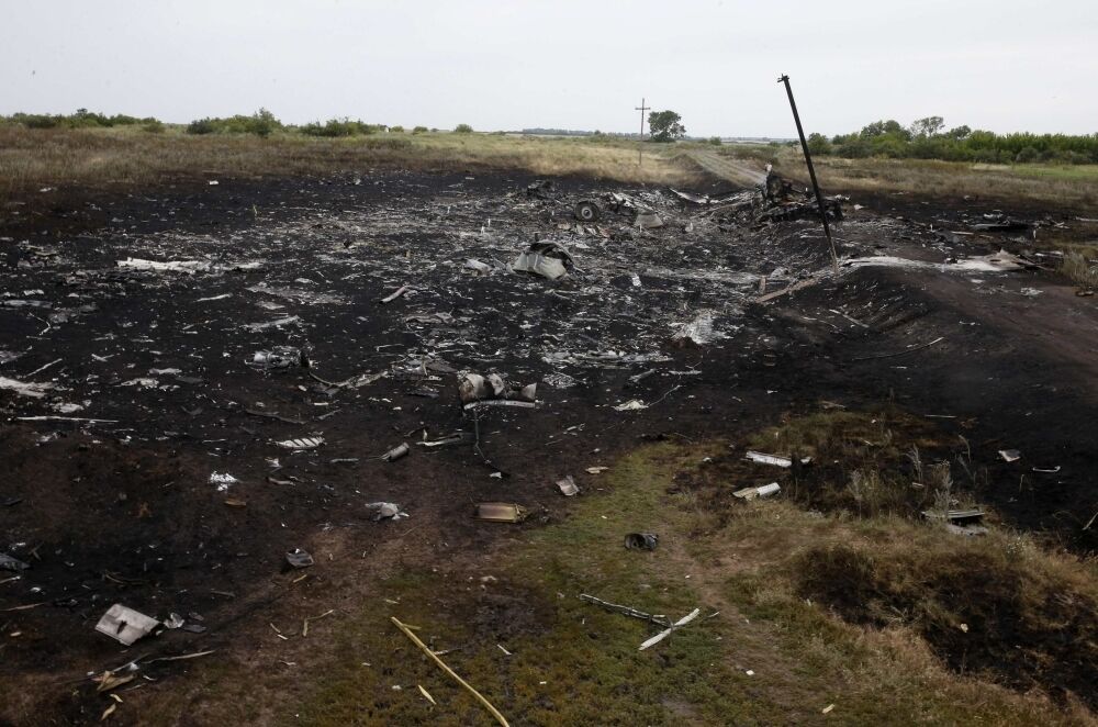З'явилися нові фотографії з місця катастрофи авіалайнера на Донбасі (18 +)