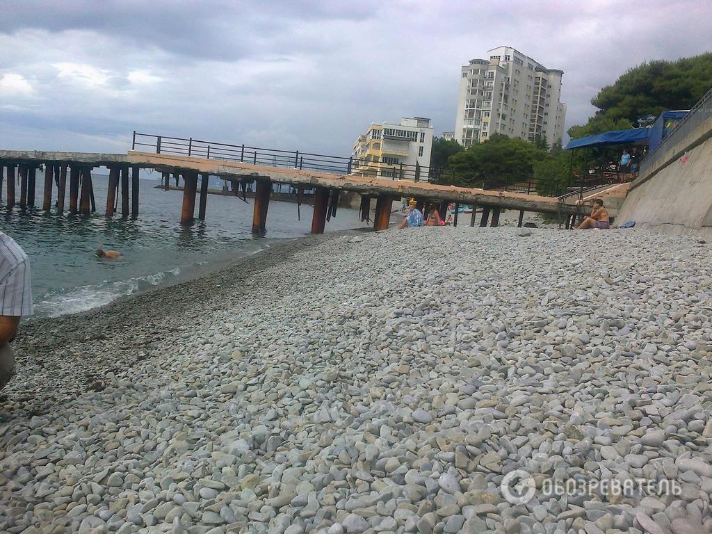Пляжи Крыма пустуют