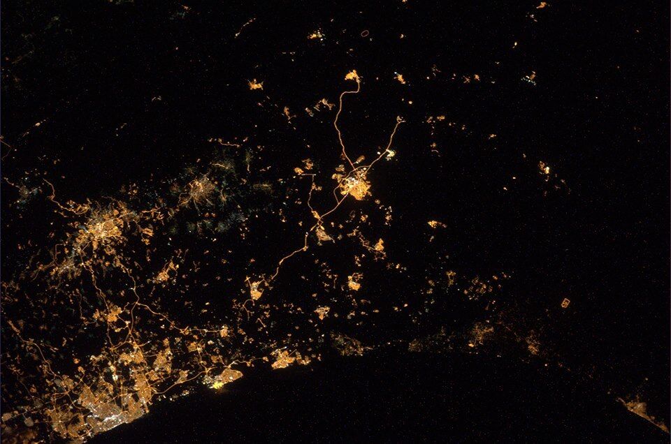Израильско-палестинский конфликт сфотографировали из космоса