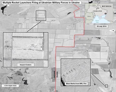 США обнародовали доказательства обстрела Россией территории Украины 