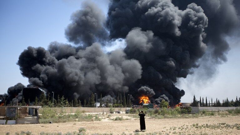  Сектор Газа горит