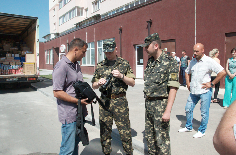 Из Киева отправили фуру с гуманитарной помощью в зону АТО