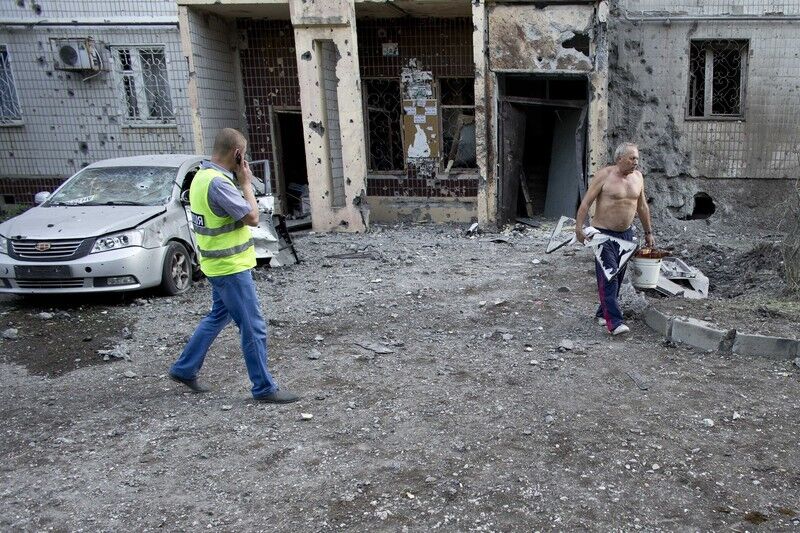 Донецк после тяжелых боев. Фоторепортаж