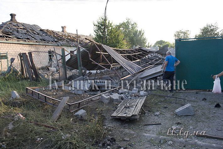 Луганск подвергся бомбардировке с воздуха
