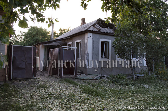 Луганск подвергся бомбардировке с воздуха