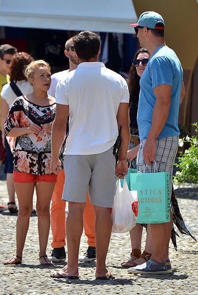 Владимир Кличко и беременная Хайден Панеттьери наслаждаются отдыхом в Италии