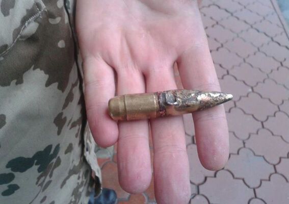 Гвардейцы обнаружили в Славянске российские снайперские боеприпасы
